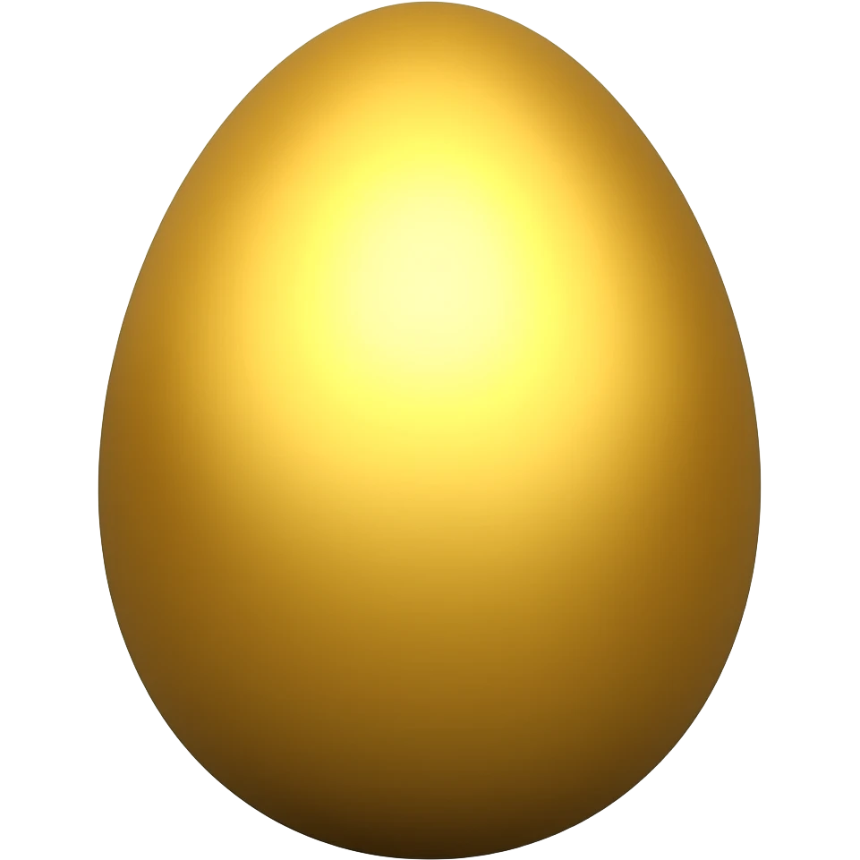 egg golden easter emoji