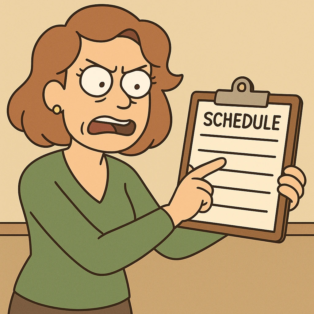 Schedule clear emoji