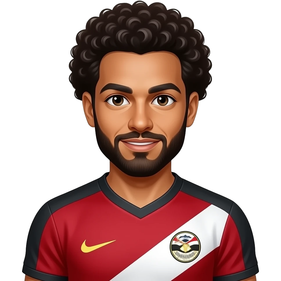 Salah in Liverpool Egypt national team emoji