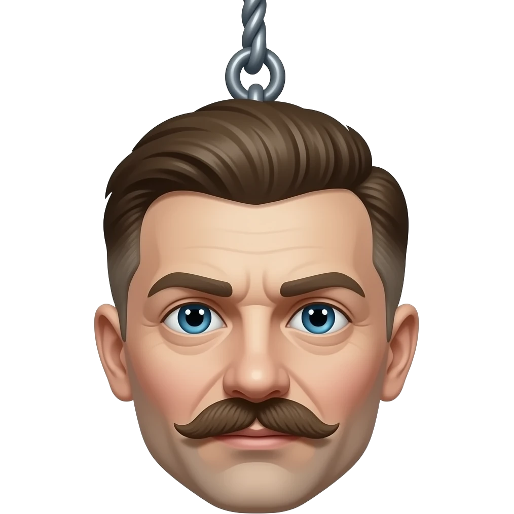 fascista robot appeso a testa in giu emoji