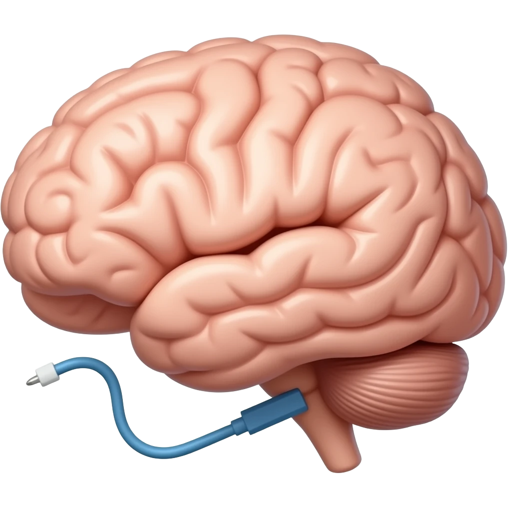 brain like an external hard drive emoji