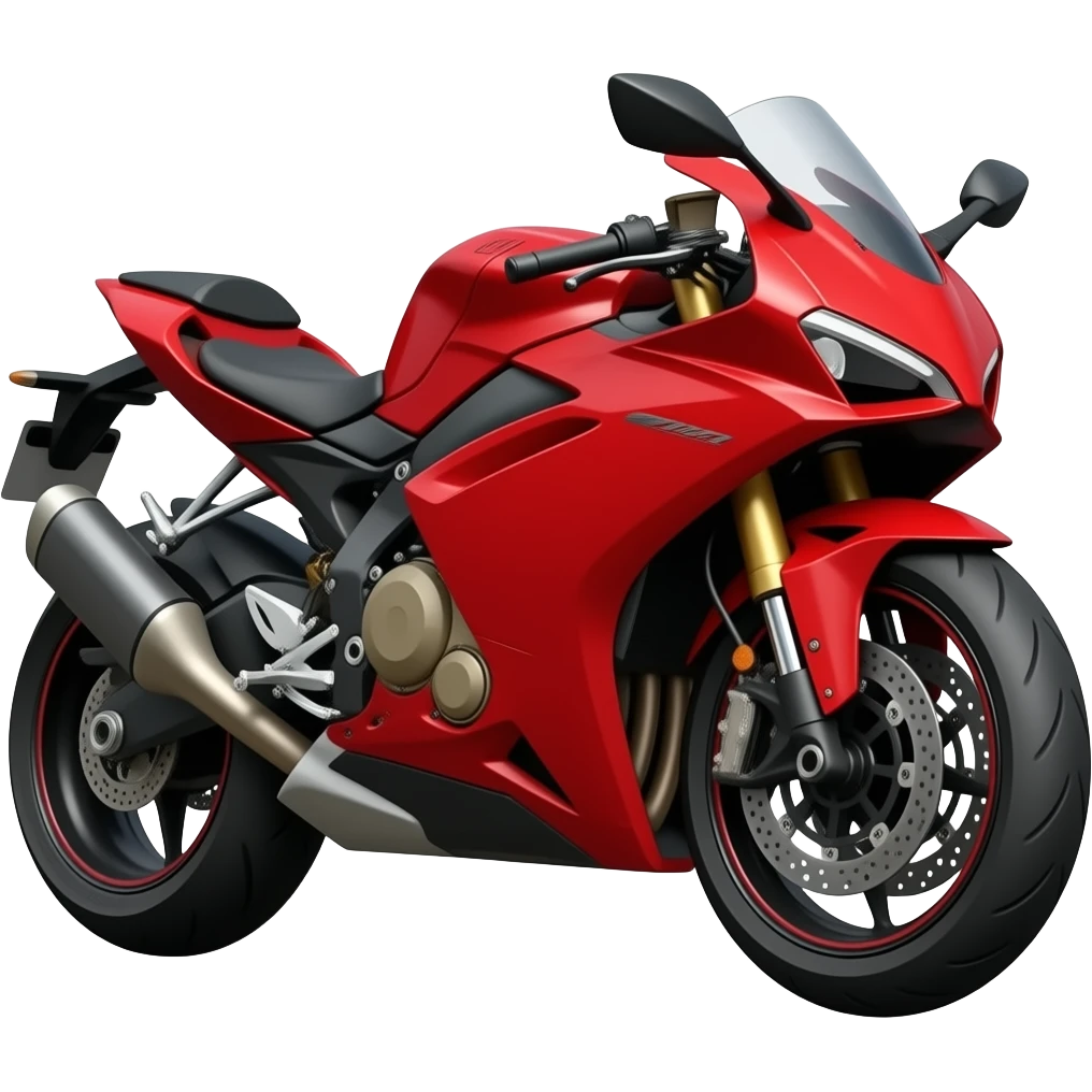 moto ninja roja emoji