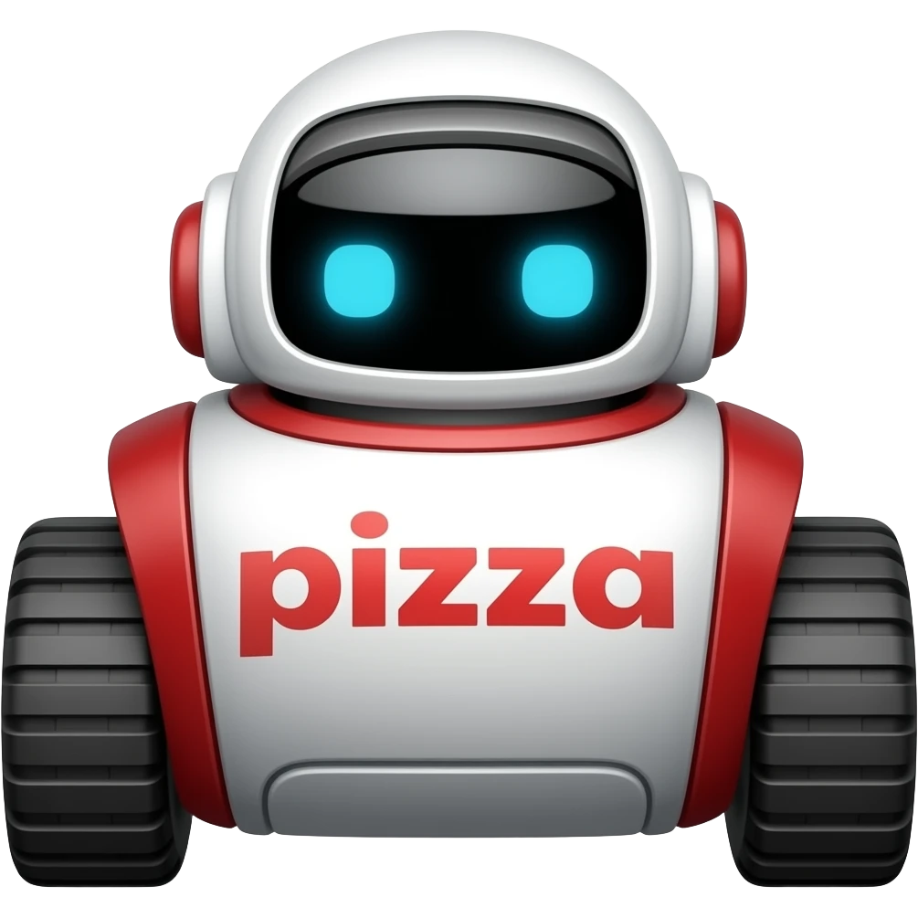 pizza delivery robot emoji