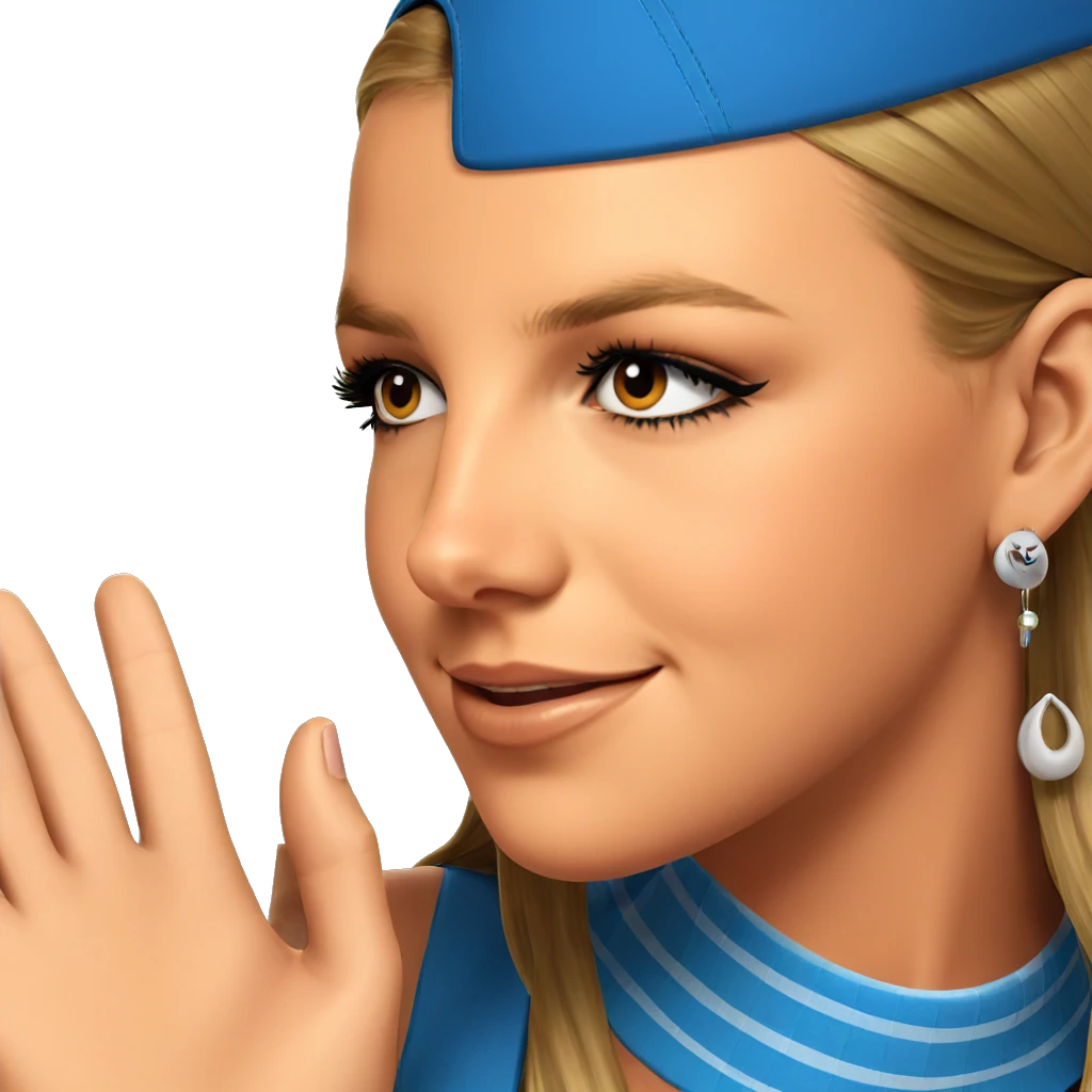 girl with hat and earrings emoji