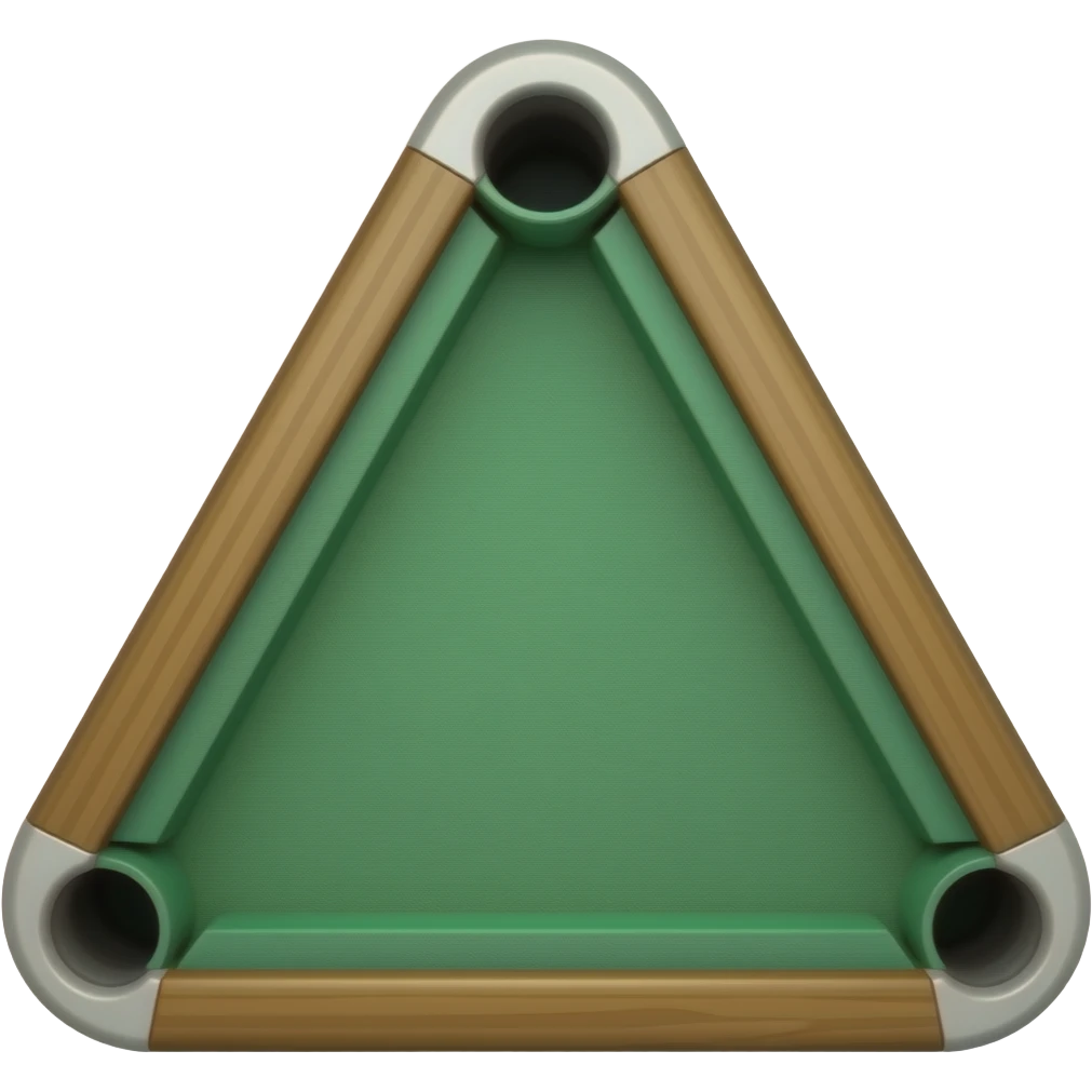 billiard empty triangle emoji