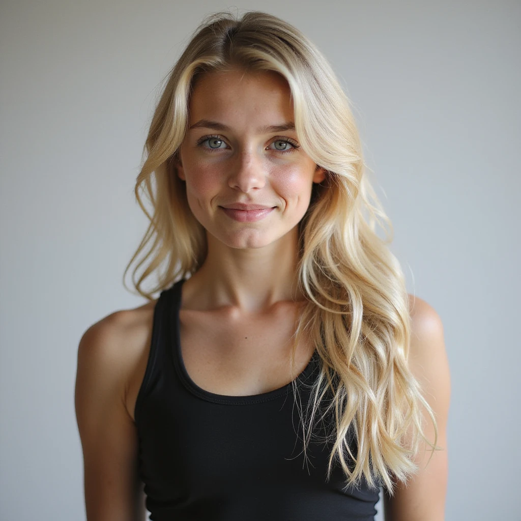 Jeune fille de 16 ans sportive et blonde et belle  emoji