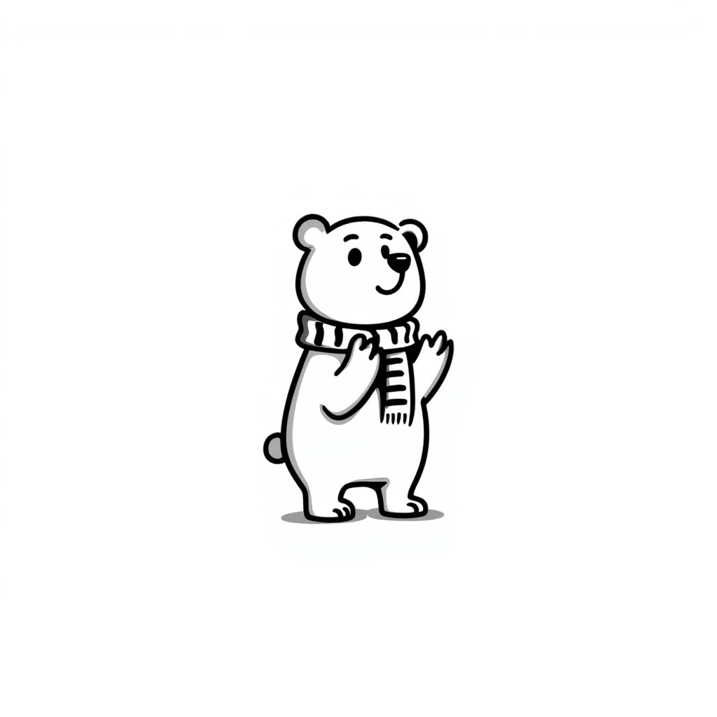 Polar bear emoji