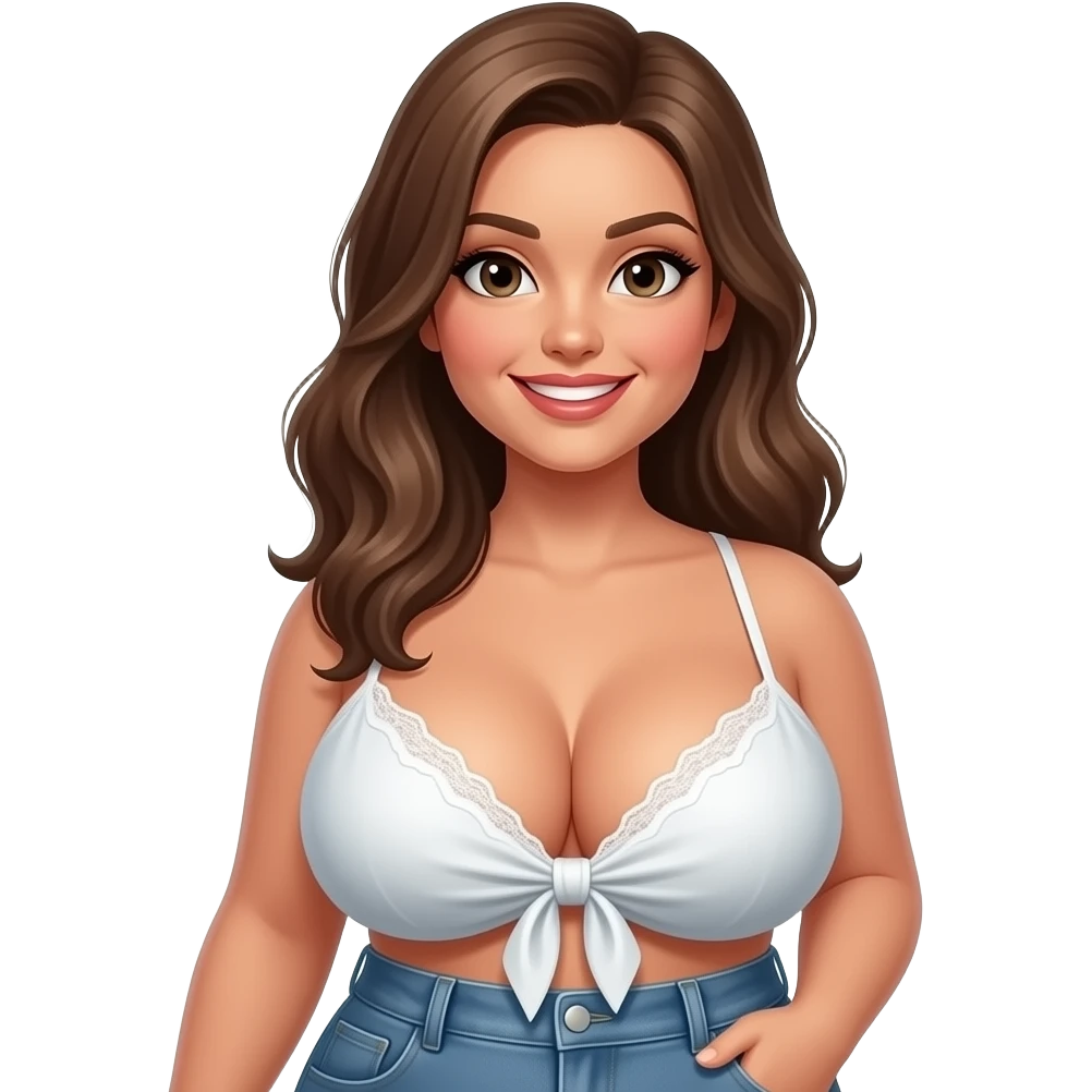 Pretty Sexy big booty and boobs emoji
