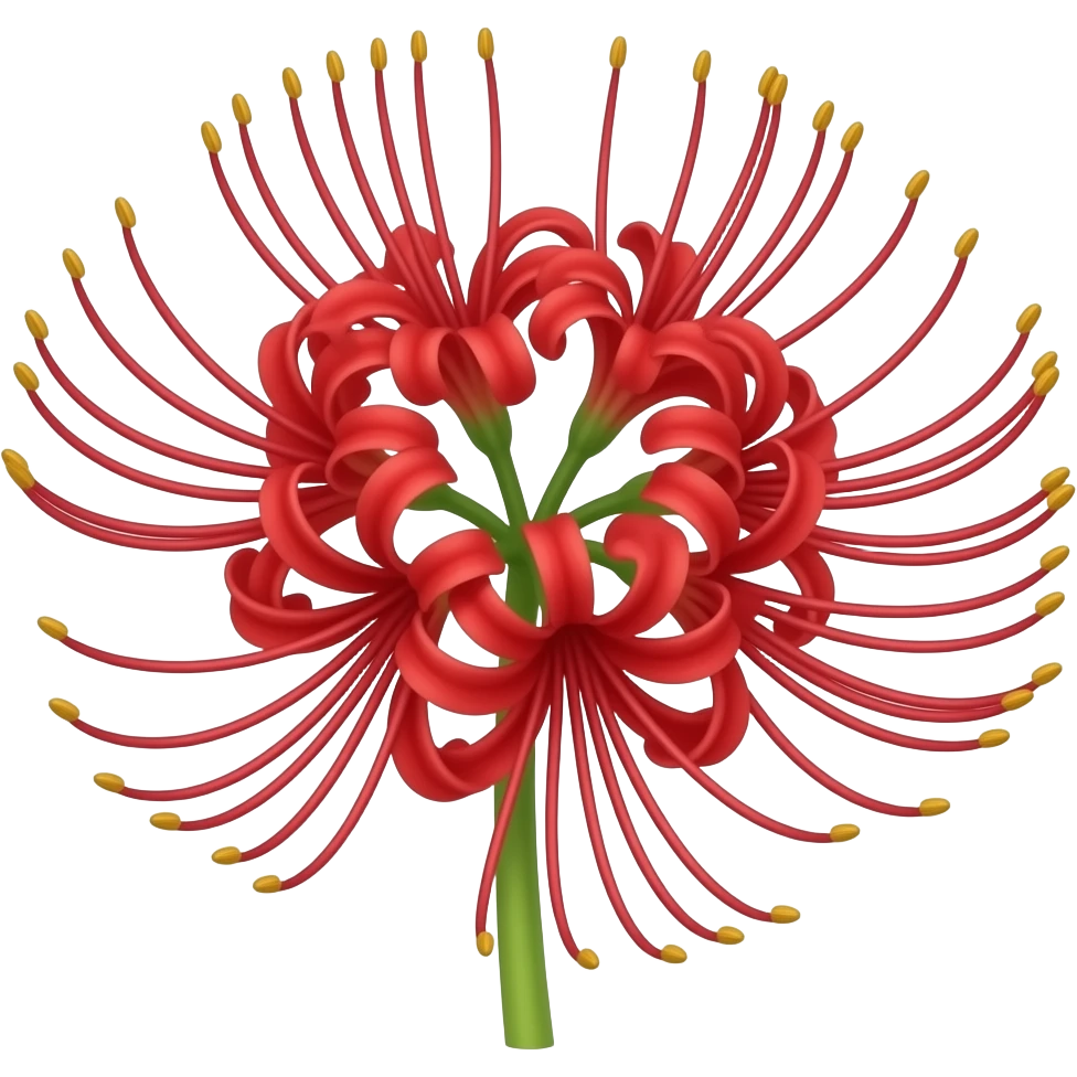 Red Spider lily emoji