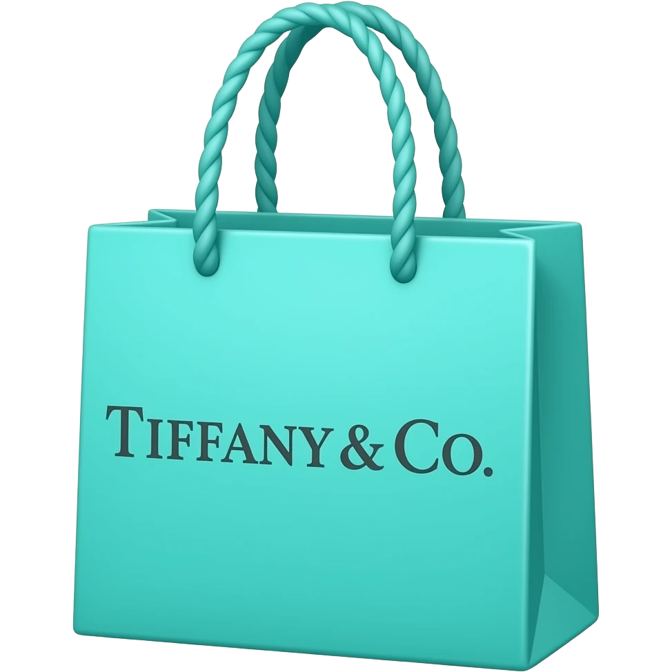 Tiffany and company bag emoji
