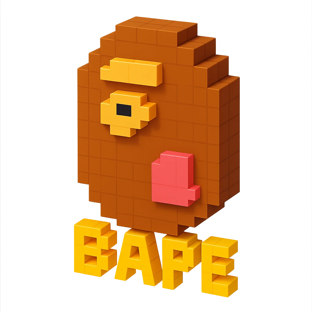 Сделай логотип Bape emoji