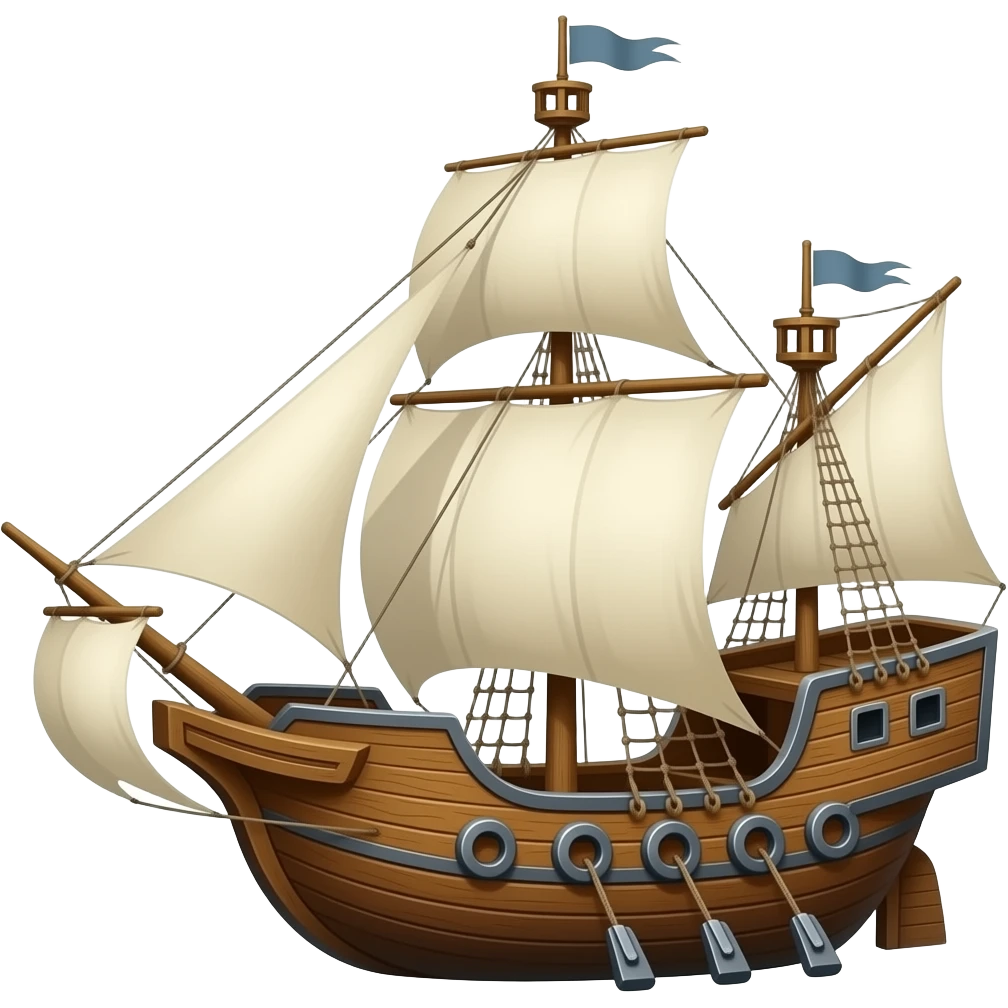 medieval ship emoji