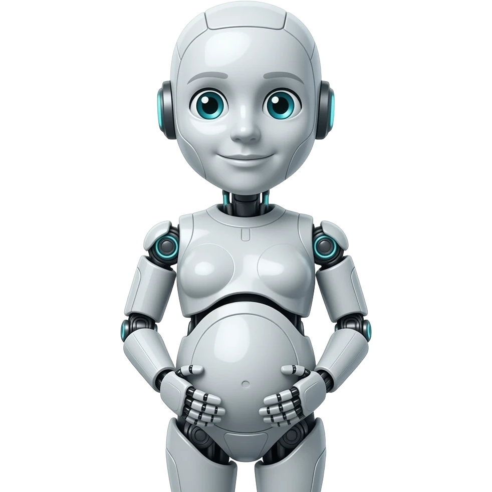 robôt pregnant emoji
