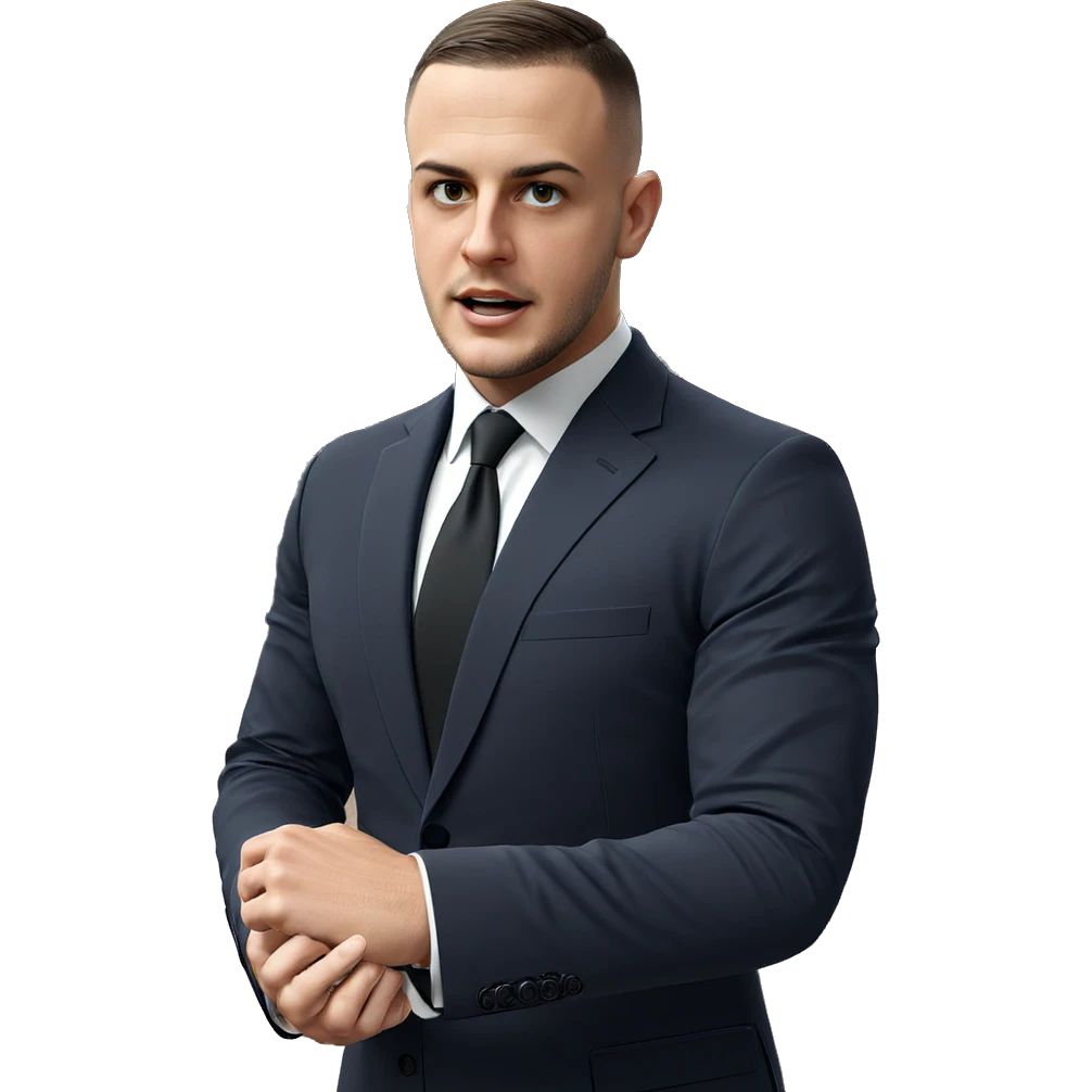 formal portrait of a man emoji