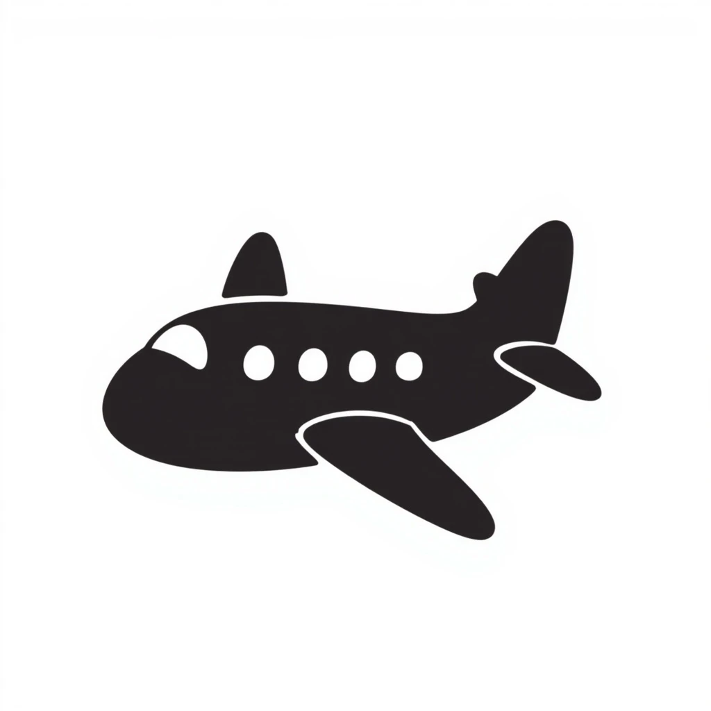 a plane emoji