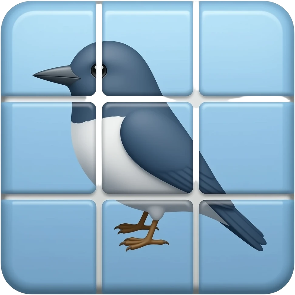 un azulejo muy celeste (pajaro) sin fondo emoji