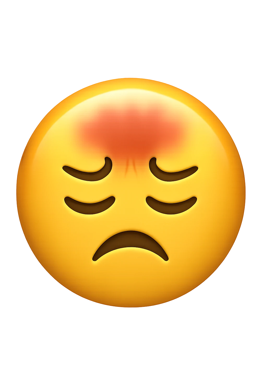 forte mal di testa emoji stile iphone emoji