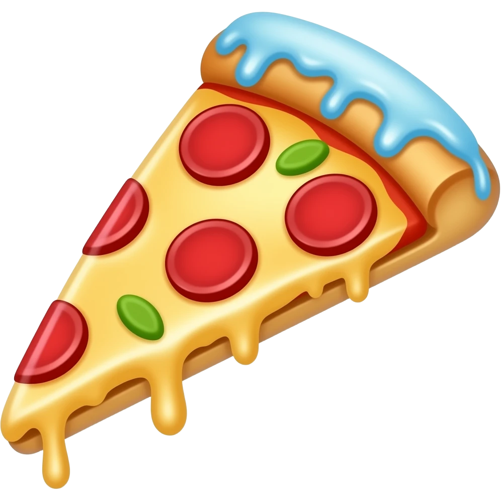 pizza with ice emoji