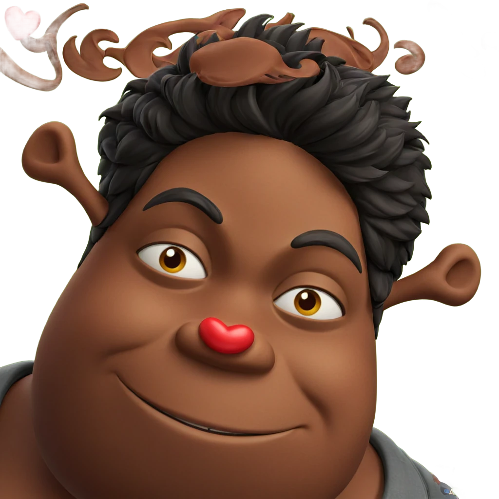 smiling boy with heart emoji emoji