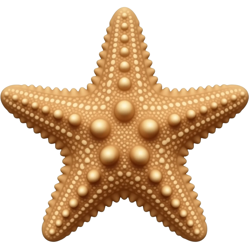 Chocolate starfish emoji