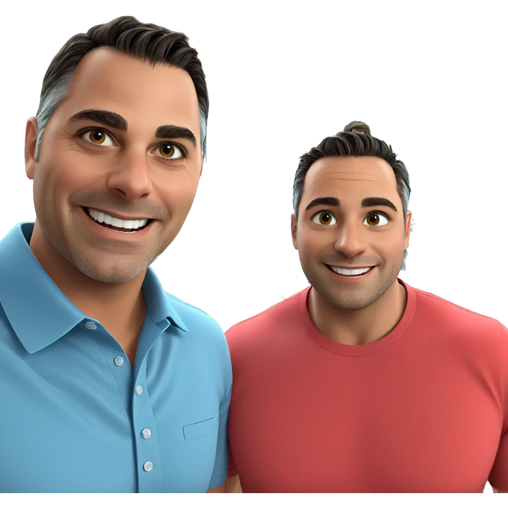 smiling boys indoors together emoji