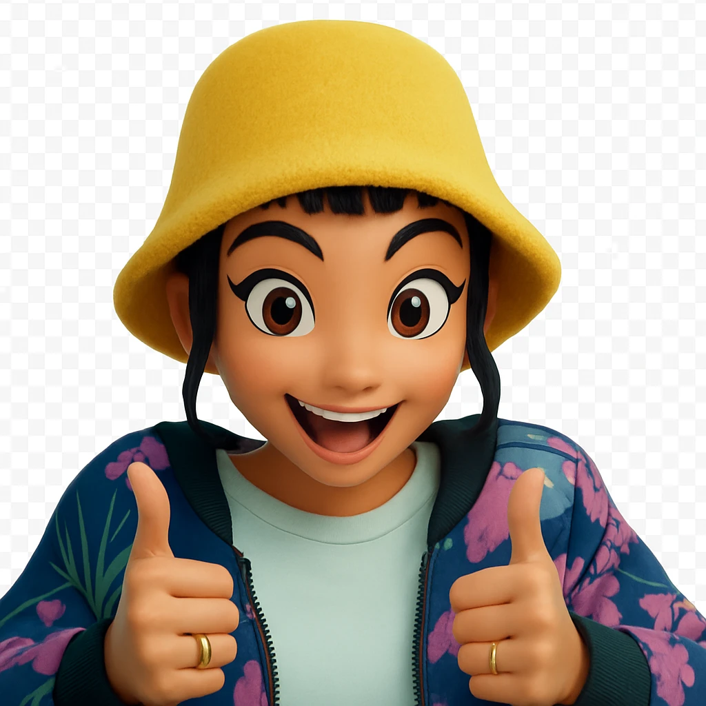 Extract the character from the background and place it on a transparent background, keeping the original style and appearance exactly the same. emoji