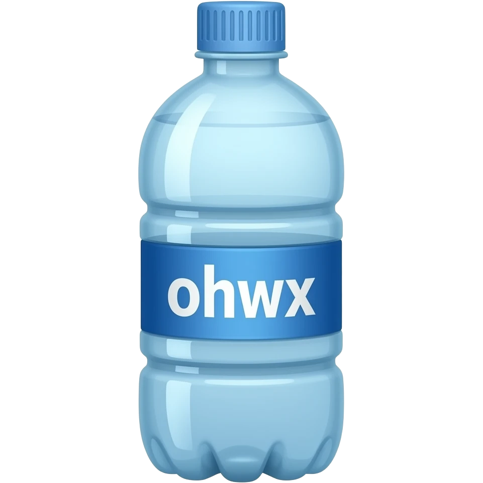 water bottle emoji
