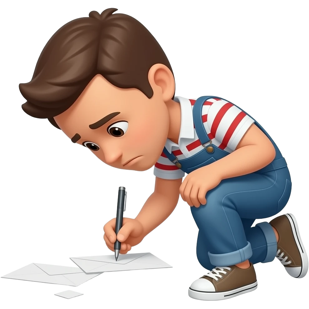 I miss you so much in letters emoji