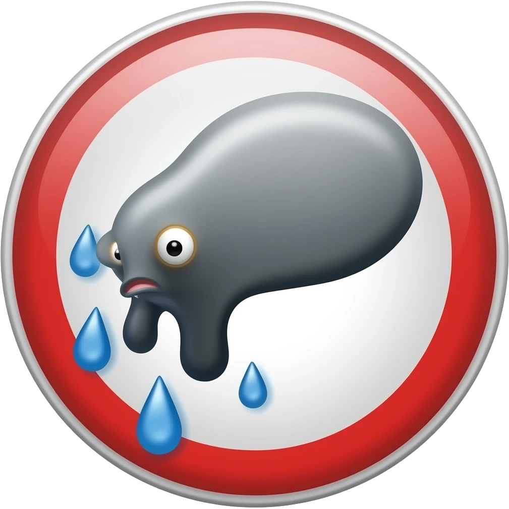 Slippery When Wet emoji