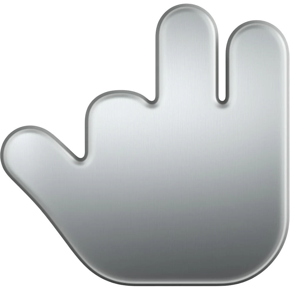 3 finger metal logo emoji