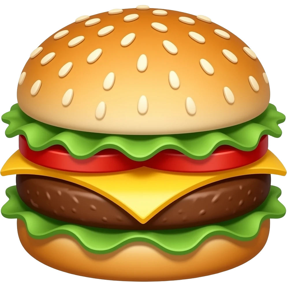 burger without cheese emoji