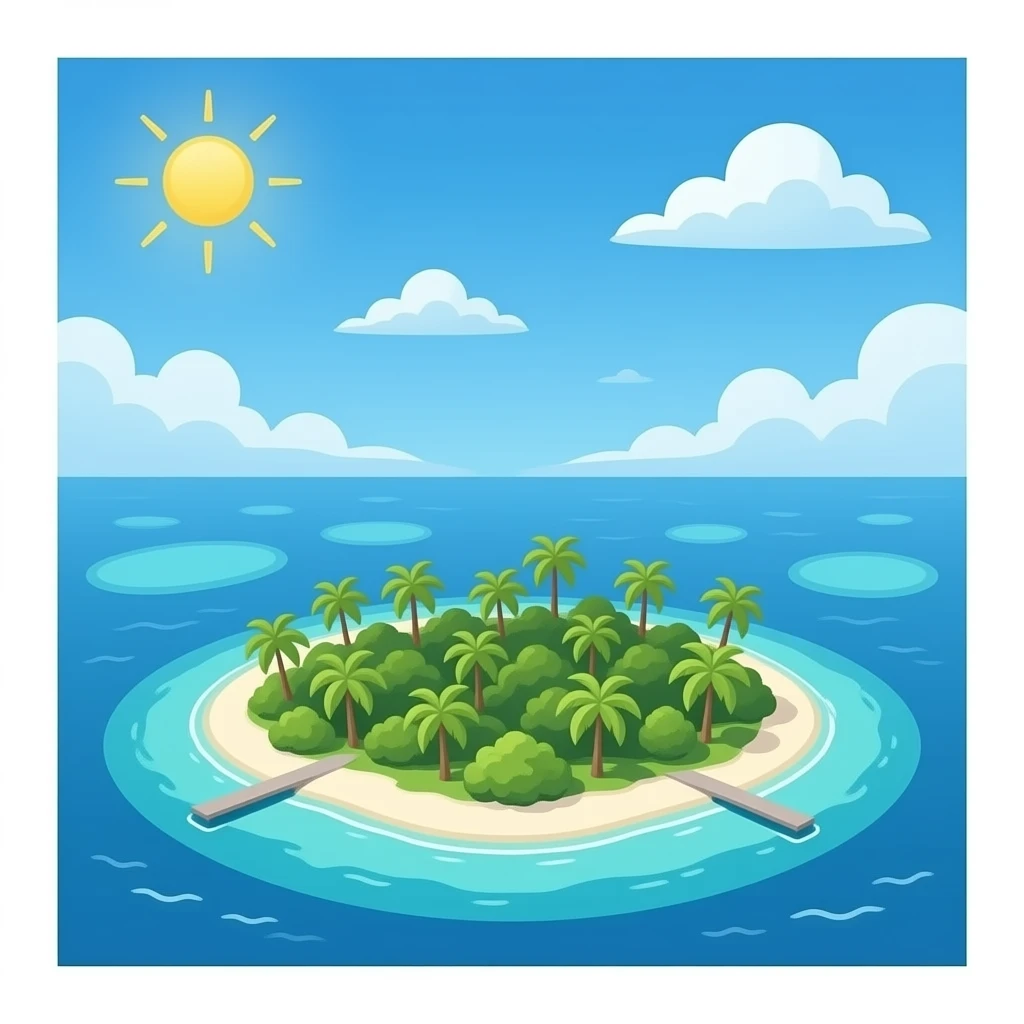 Maldives full top view emoji
