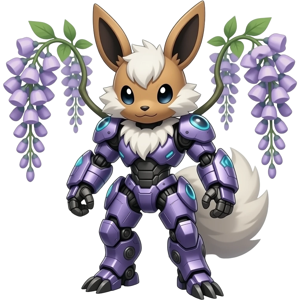 Badass Wisteria Demonic Furret-Machine-Pokémon emoji
