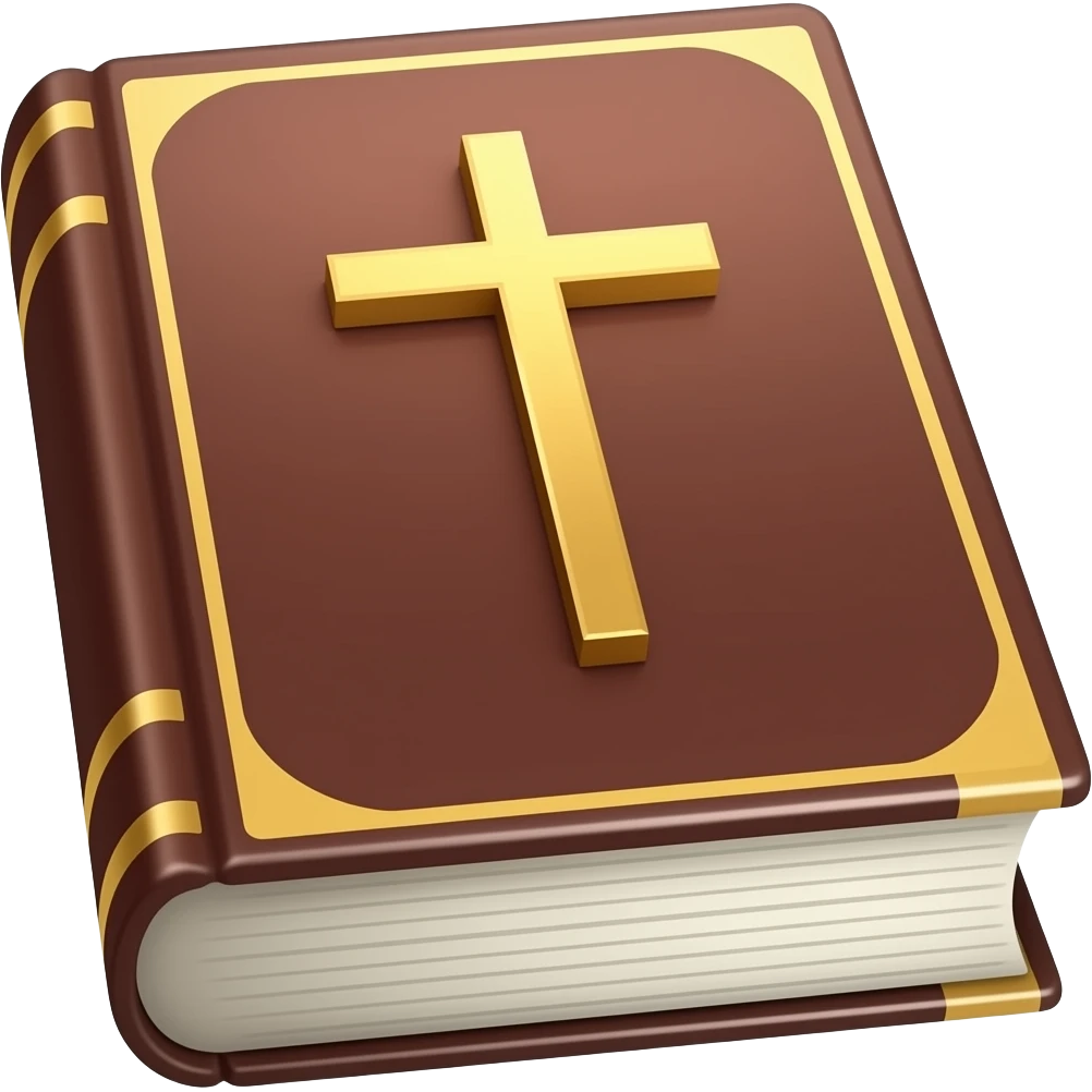 The Holy book of Christianity (Bible) emoji