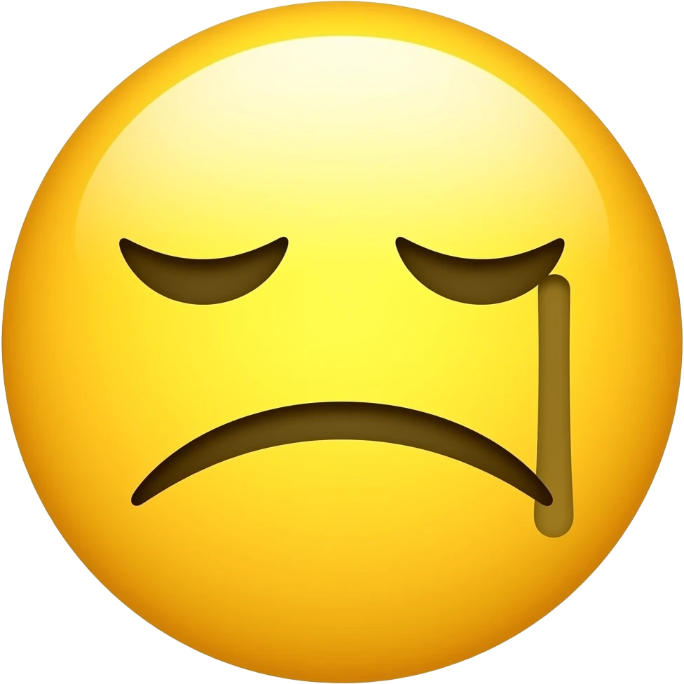 a yellow smiley face with closed eyes, an evident upset smile, and motion lines indicating upward/downward movement on the left and right, ONE LINE EACH SIDE ONLY, VERTICAL LINES emoji