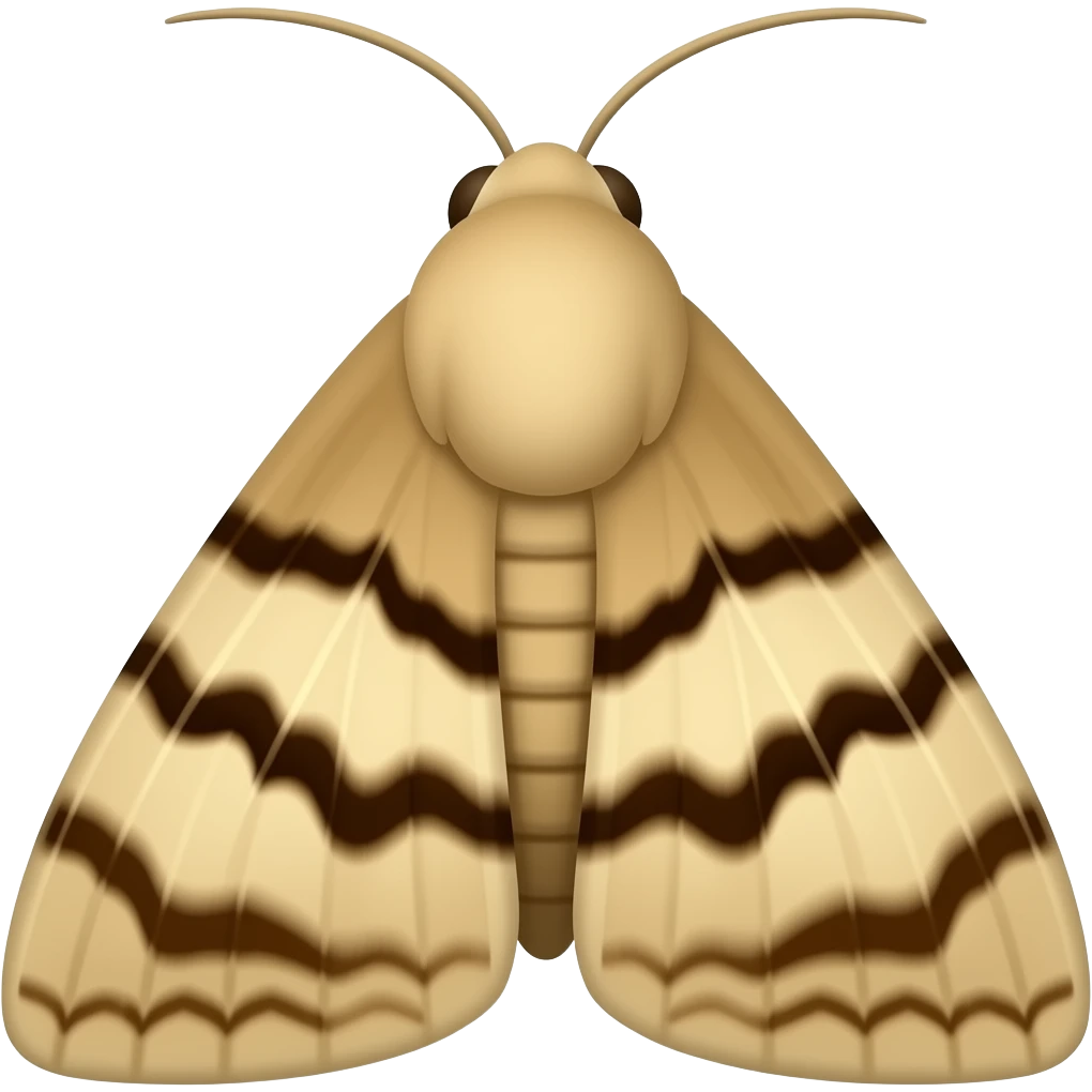 Moth emoji