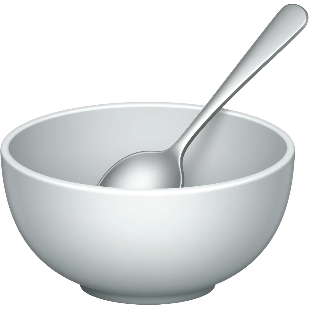 Bowl with Spoon emoji
