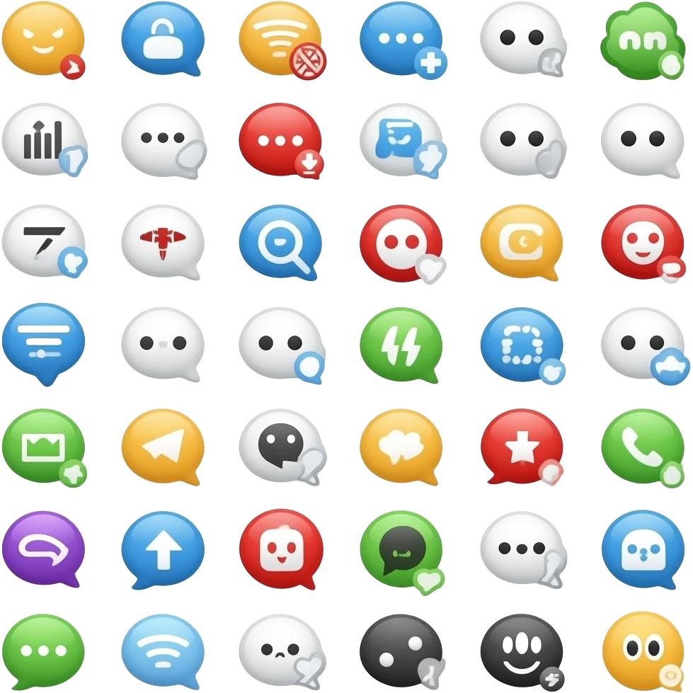 Create a emjoi pack with a material ui skin, for a chatroom, with 100+ emojis emoji