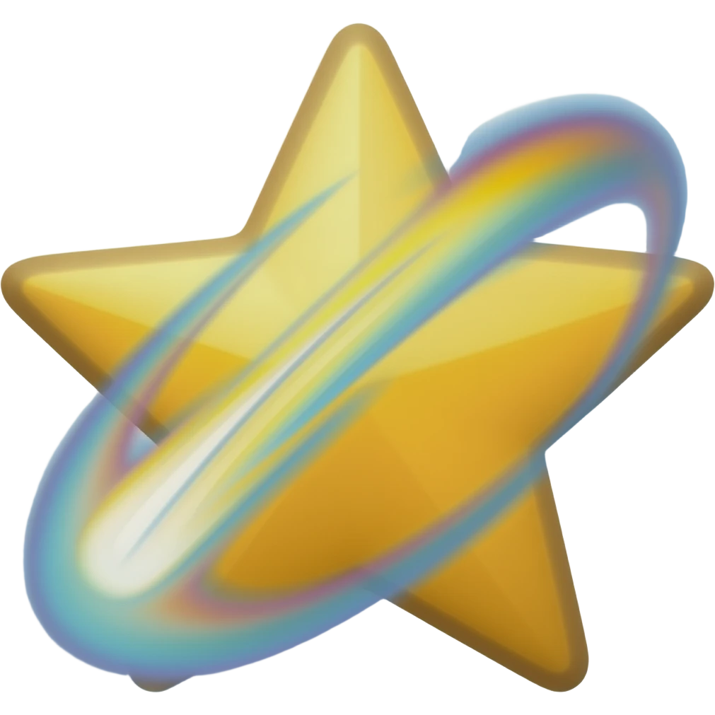 Star tail emoji