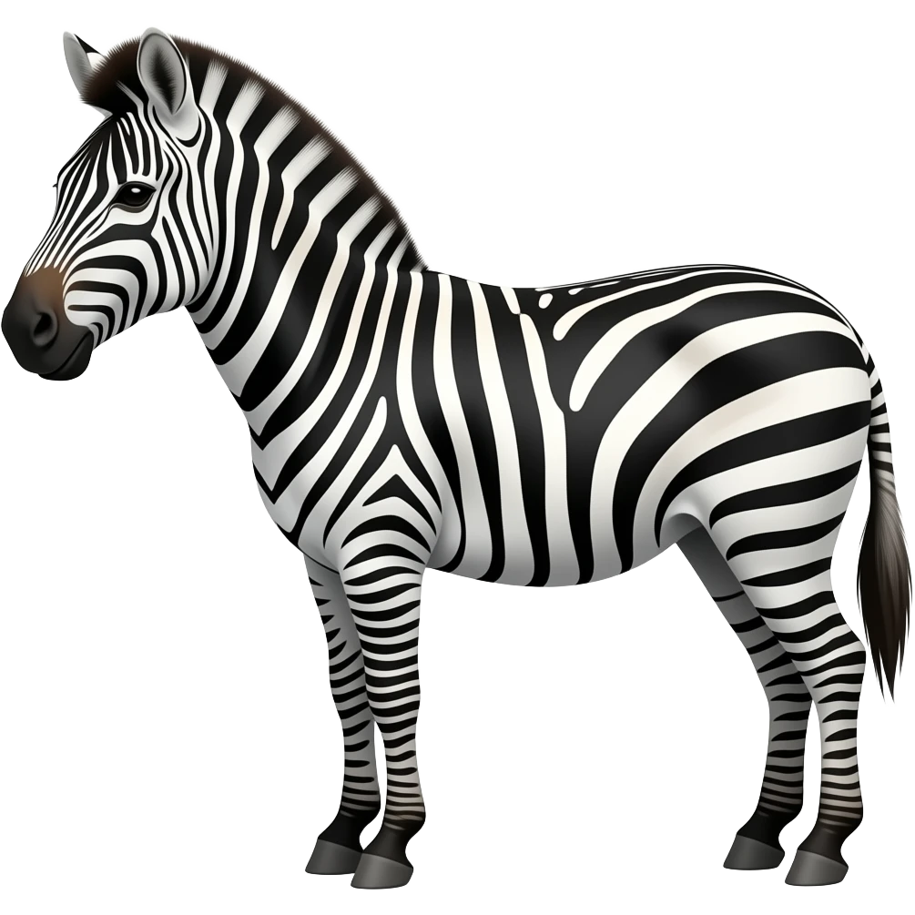 crea un emoji de una cebra emoji