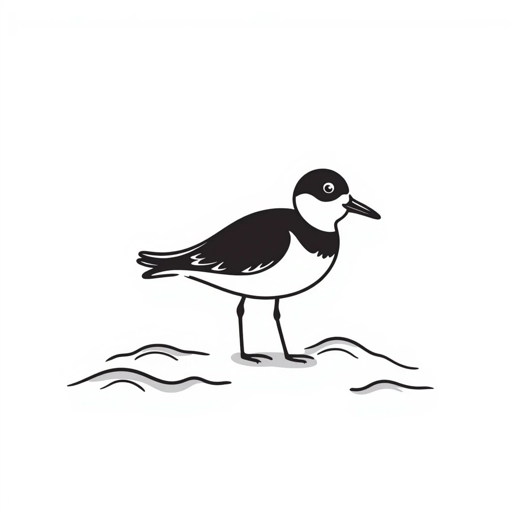 Sandpiper emoji