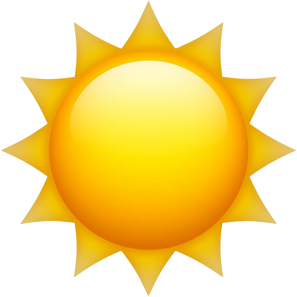 Sun emoji
