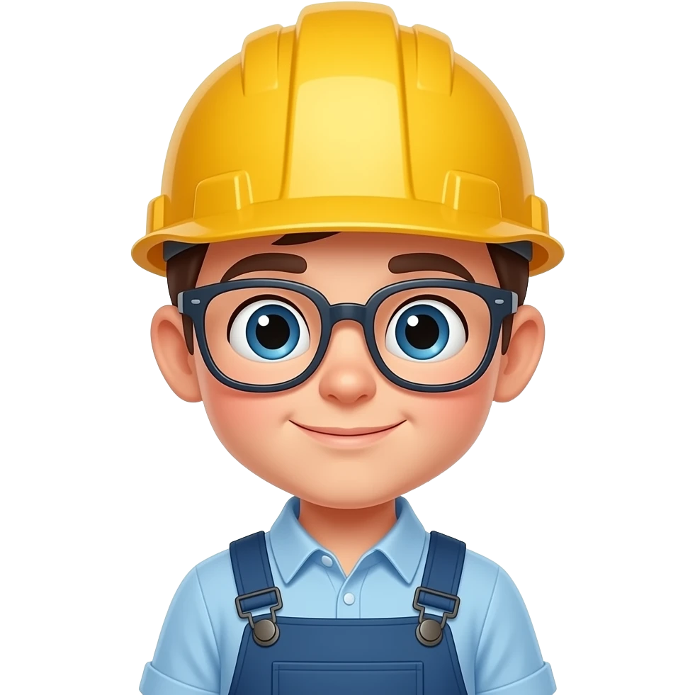 cute boy enginer emoji