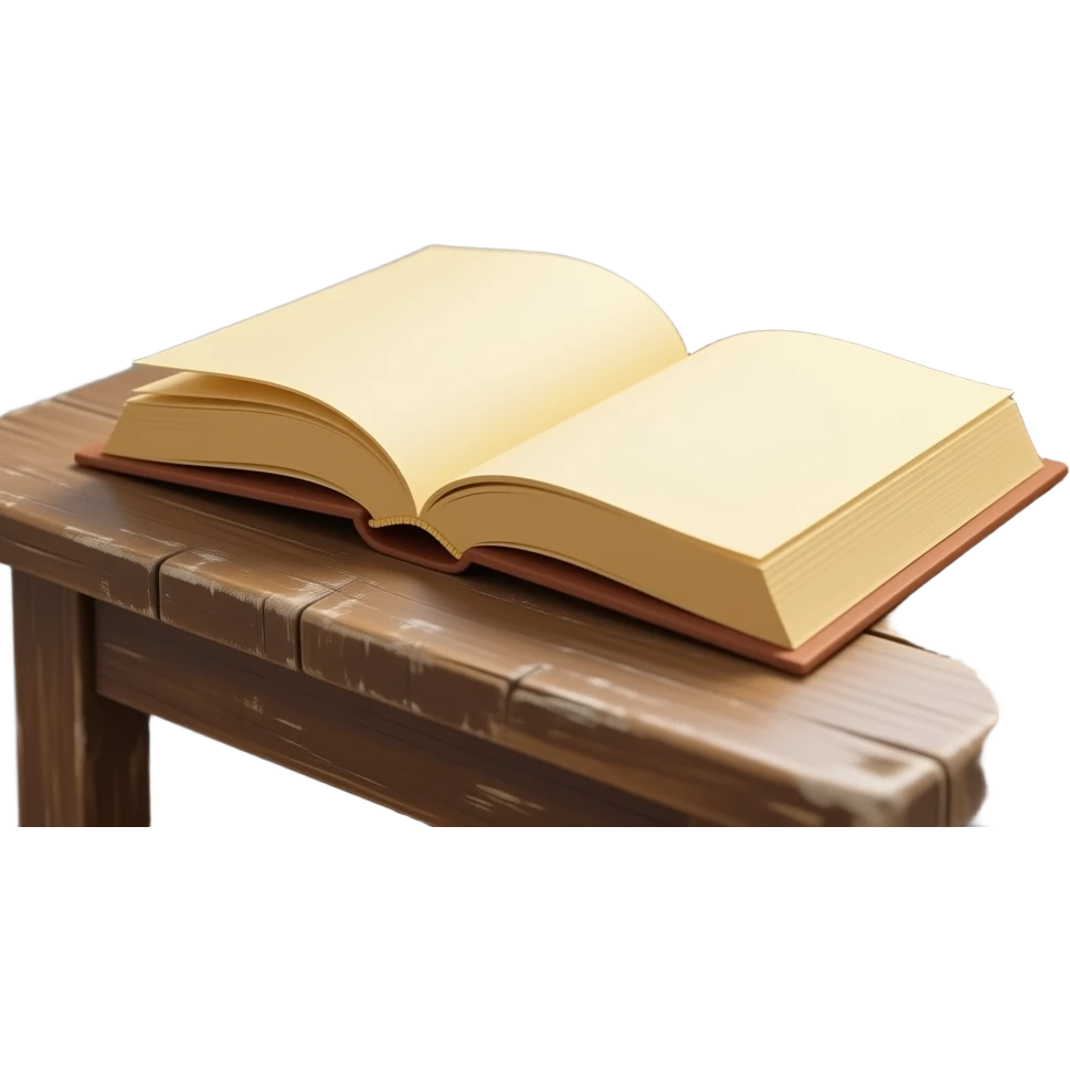 an open yellow thick book laying emoji