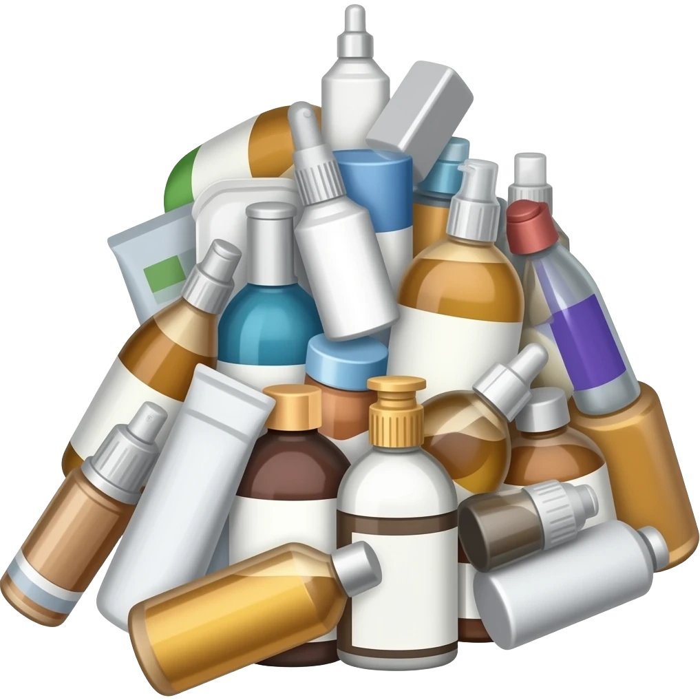 the collected pile of products emoji