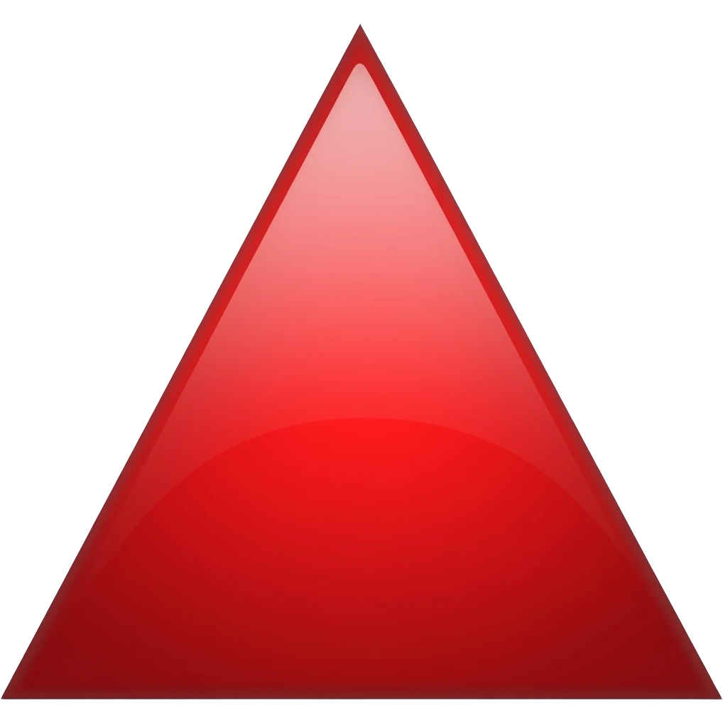 red traingle emoji