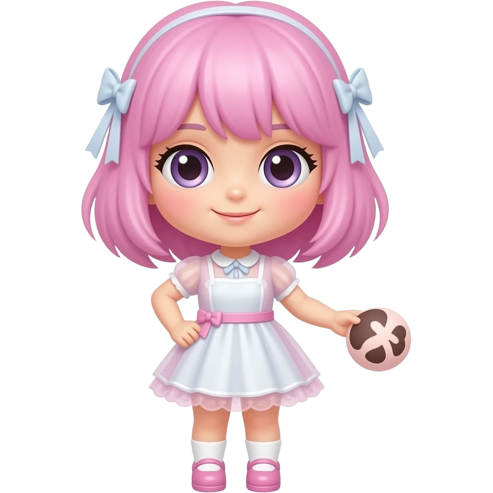 Powderpuff girl blossom emoji