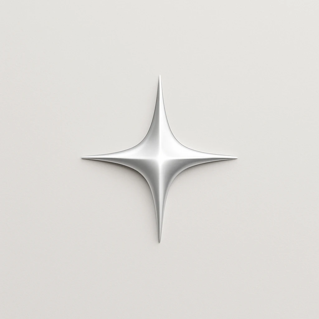 tiny shiny star, elegant and modern emoji