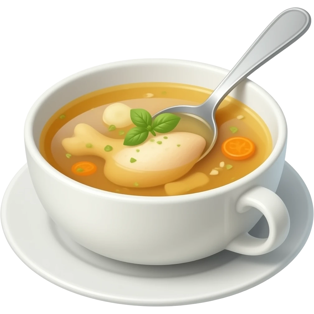 chicken soup emoji