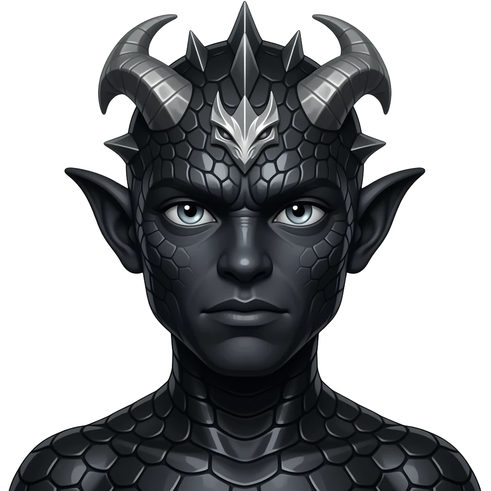 Drow dragonborn dnd race emoji